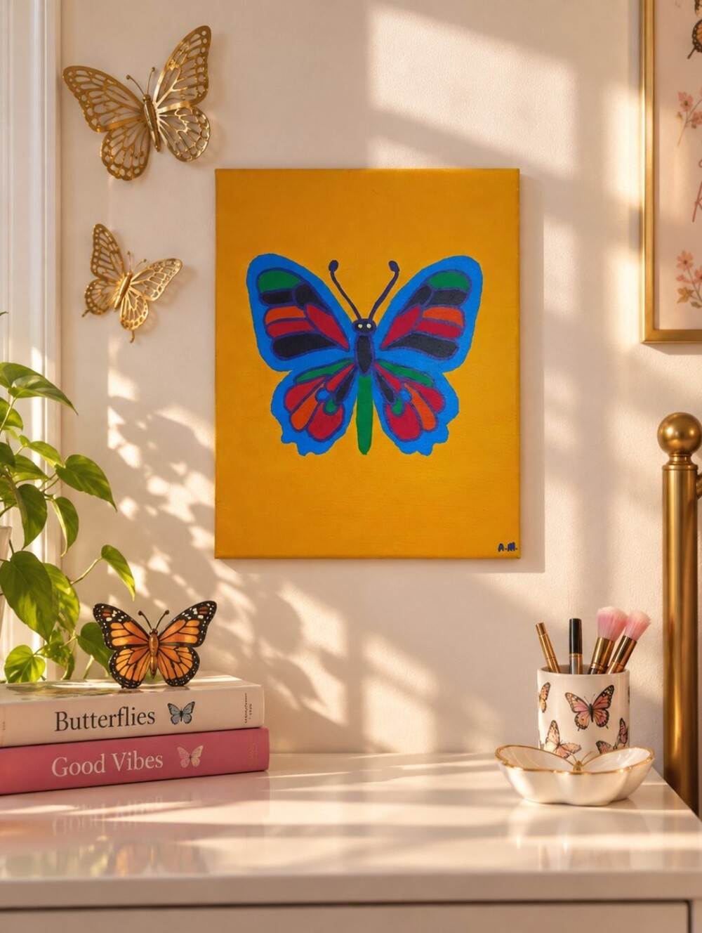 Butterfly Canvas Art Painting